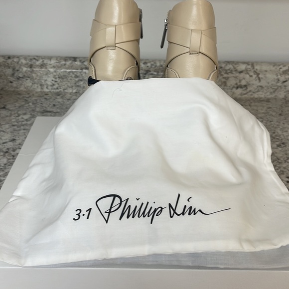 3.1 Phillip Lim Cream combat boots - Picture 8 of 9